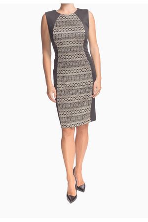 VESTIDO CON TELA BORDADA