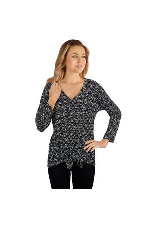 Top estampado lazo