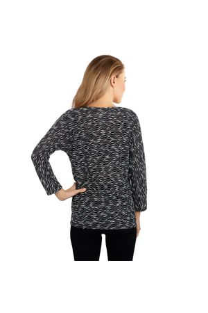 Top estampado lazo
