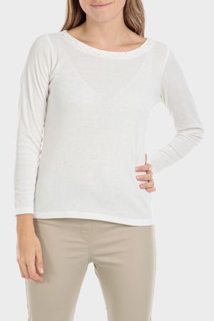 Camiseta básica tachas
