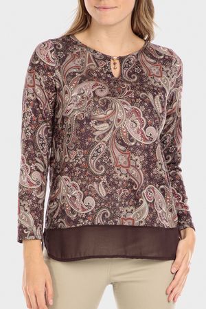 Camiseta estampado cashmere