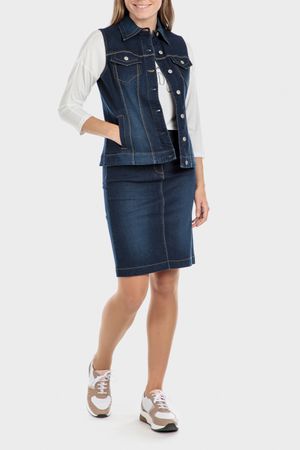 Chaqueta sin mangas tejano