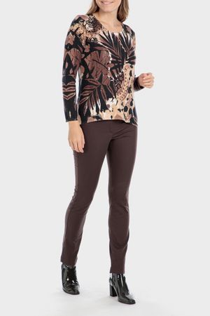 Sweater estampado strass