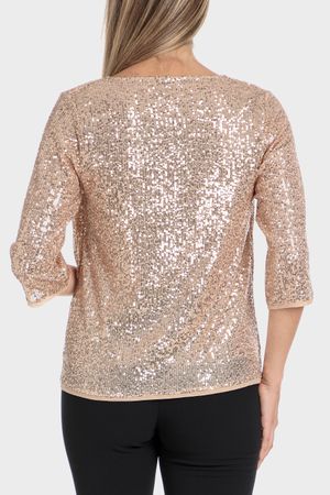 Conjunto simulado lentejuelas