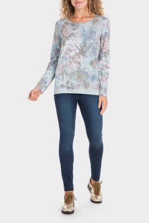 Jersey estampado strass