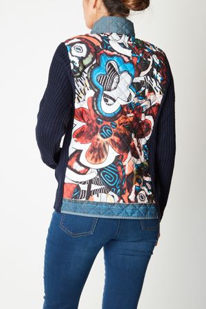 Chaqueta Acolchada Denim