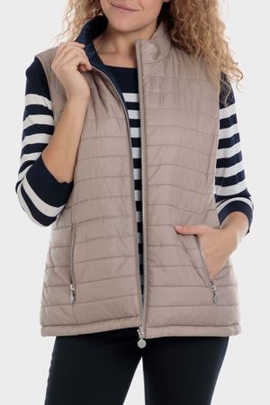 Chaqueta sin manga reversible