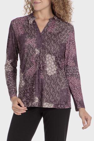Polera estampado patchwork