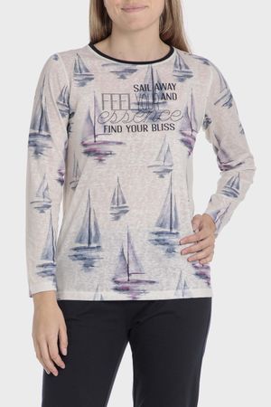 Polera estampada