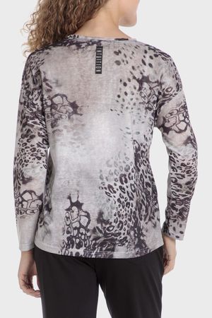 Polera animal print