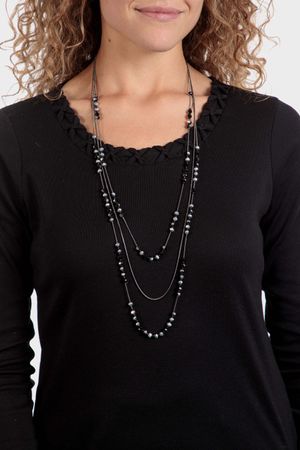 Collar largo fantasía