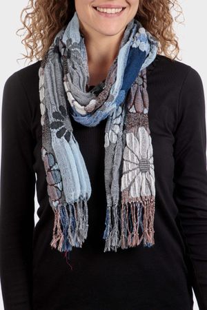 Pashmina flores
