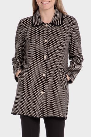 Chaqueta larga bolsillos