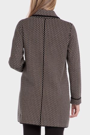 Chaqueta larga bolsillos
