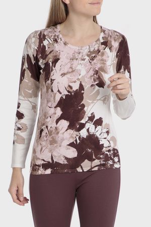 Sweater estampado pedrería