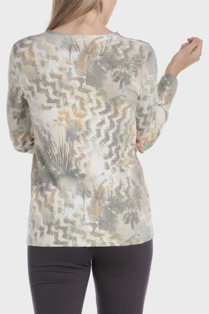 Sweater estampado pedrería