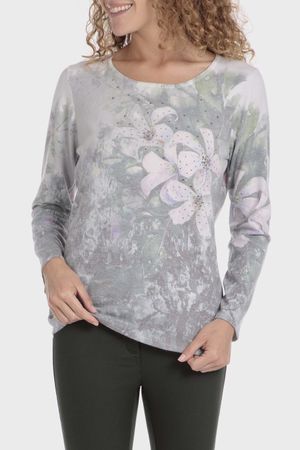 Sweater estampado flores