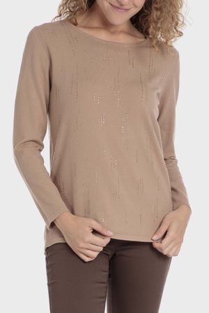 Sweater fantasía strass