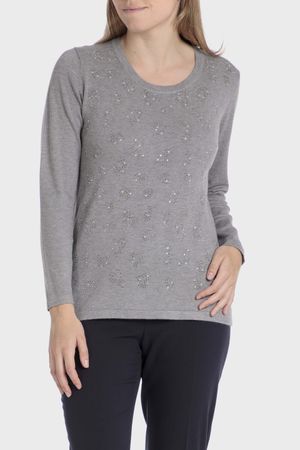 Sweater fantasía strass
