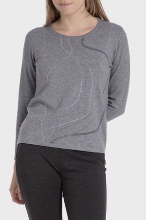 Sweater fantasía strass