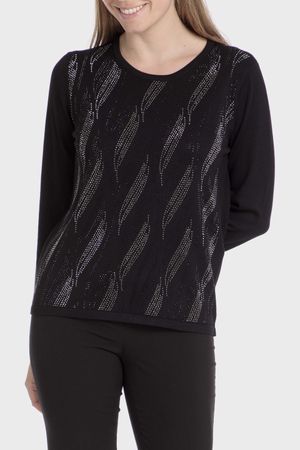 Sweater pedrería