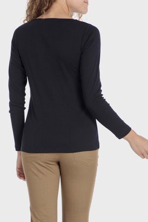 Polera básica pedrería