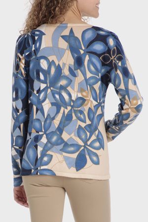 Sweater estampado pedrería
